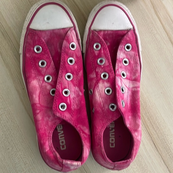 Rare Low top converse pink tie dye sneakers - Picture 5 of 8